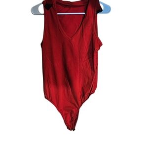 Vibrant Red Kids Bodysuit